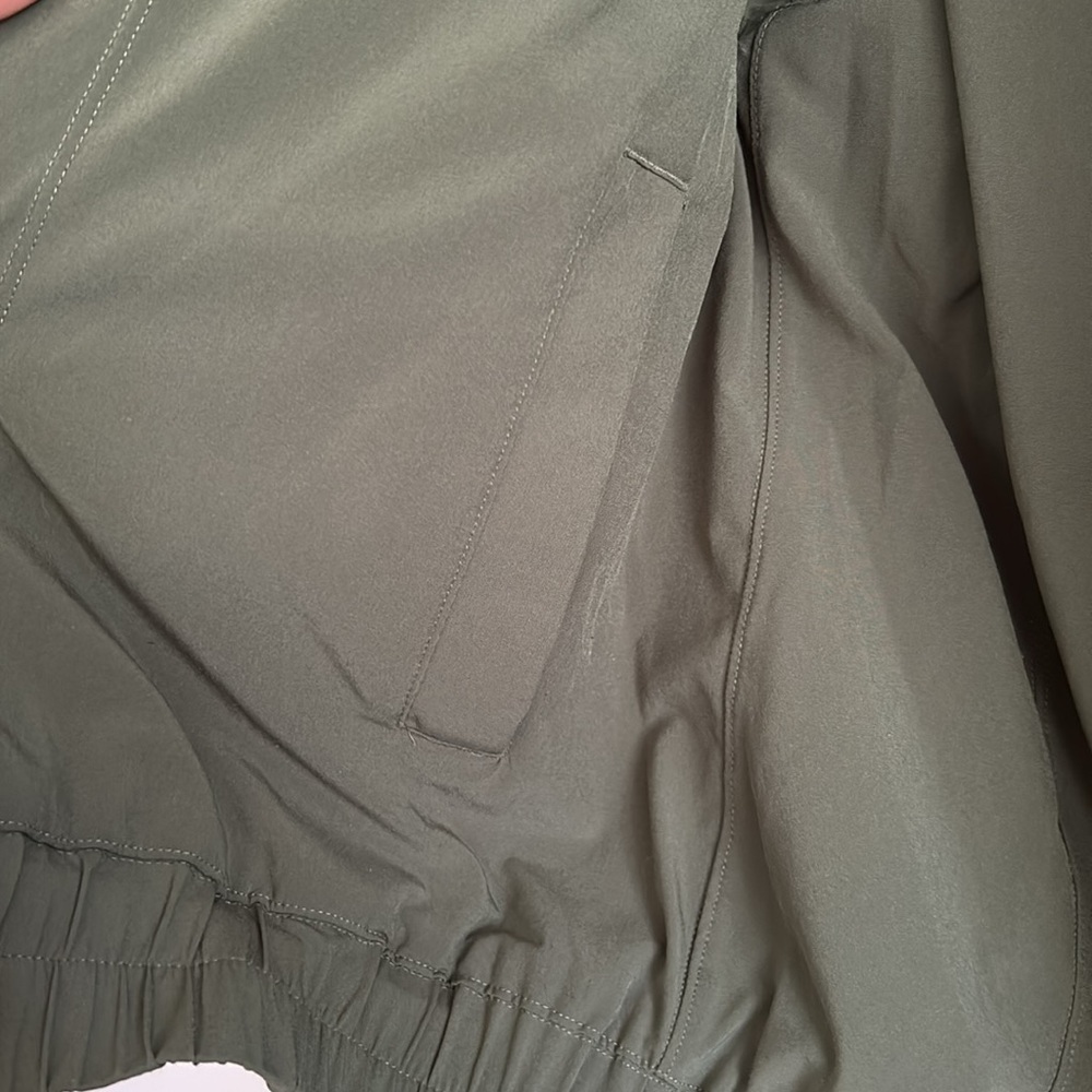 Green Lululemon Fuzzy Reversible Jacket - Picture 4 of 5